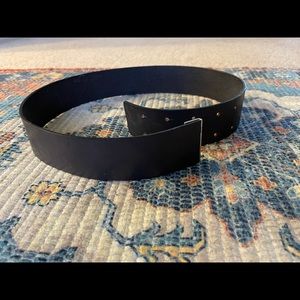 Cheap Monday black leather belt